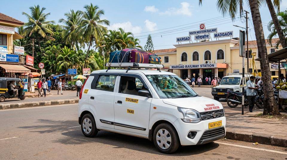 Maruti WagonR Taxi Madgaon Station Goa